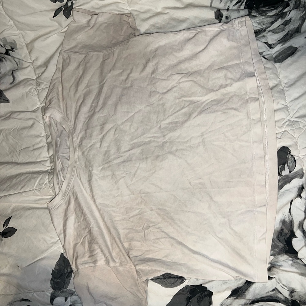 lululemon athletica White cates cropped Top